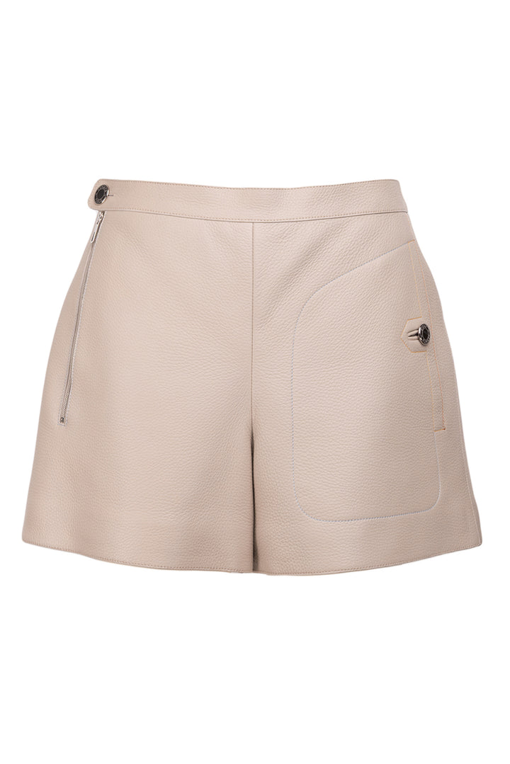 Hermes Size 36 Deerskin Leather Shorts