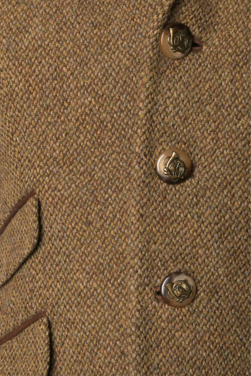 Ralph Lauren Black Label Size 6 Wool & Cashmere Single Breasted Blazer