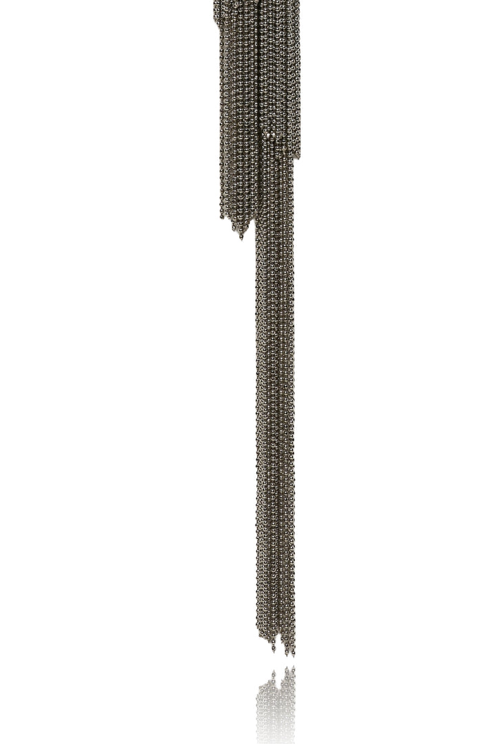 Fabiana Filippi Size OS Beaded Choker w/ Tassels