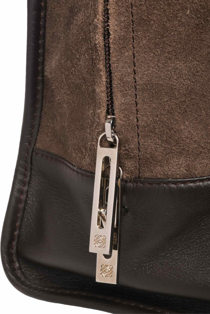 Loewe Suede & Calfskin Amazona 36 Purse