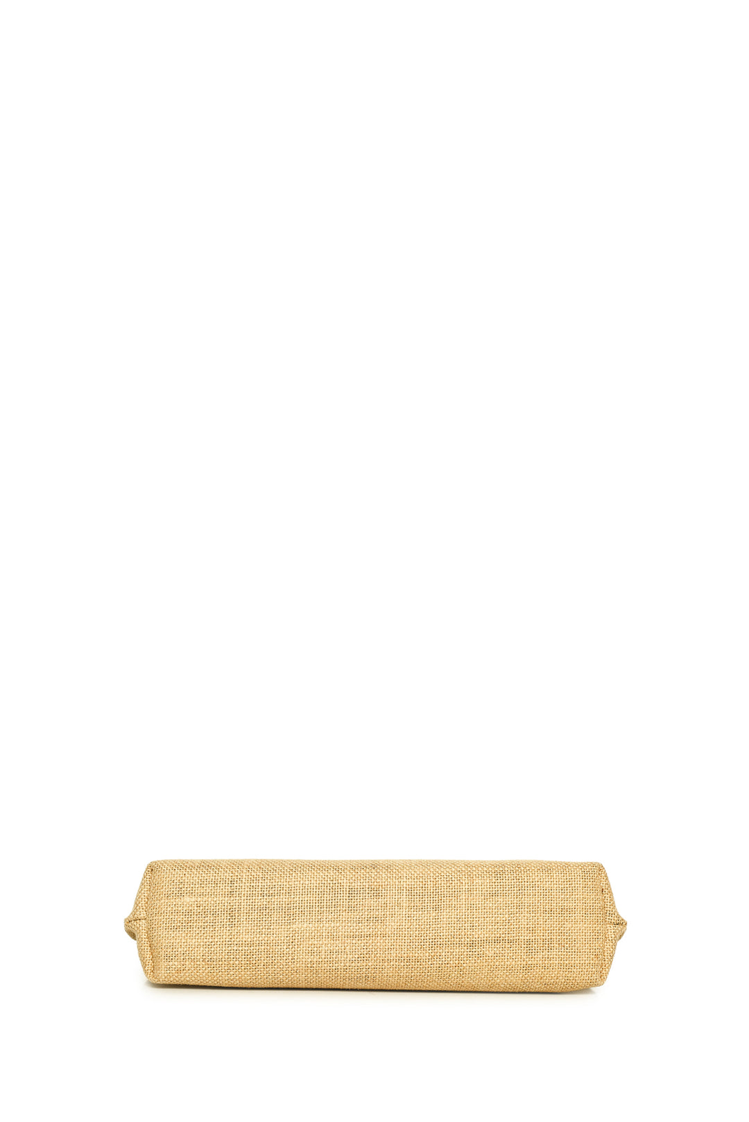 Burberry Logo Print Jute Clutch