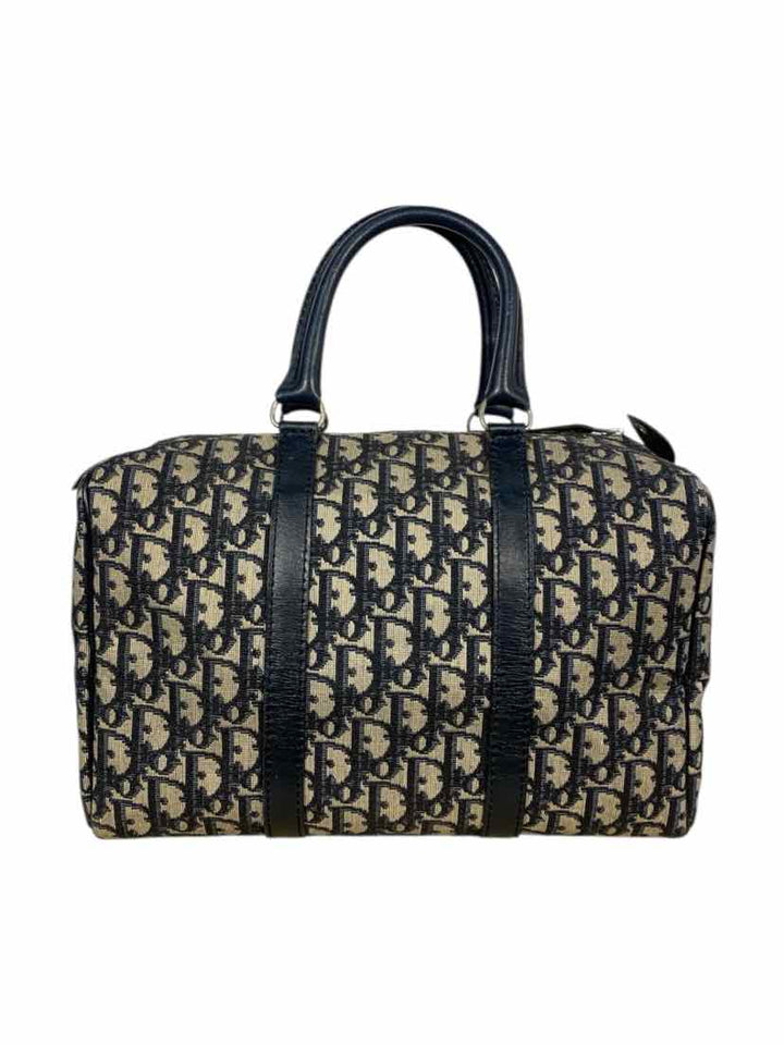 Dior Vintage Trotter Boston Canvas Bag