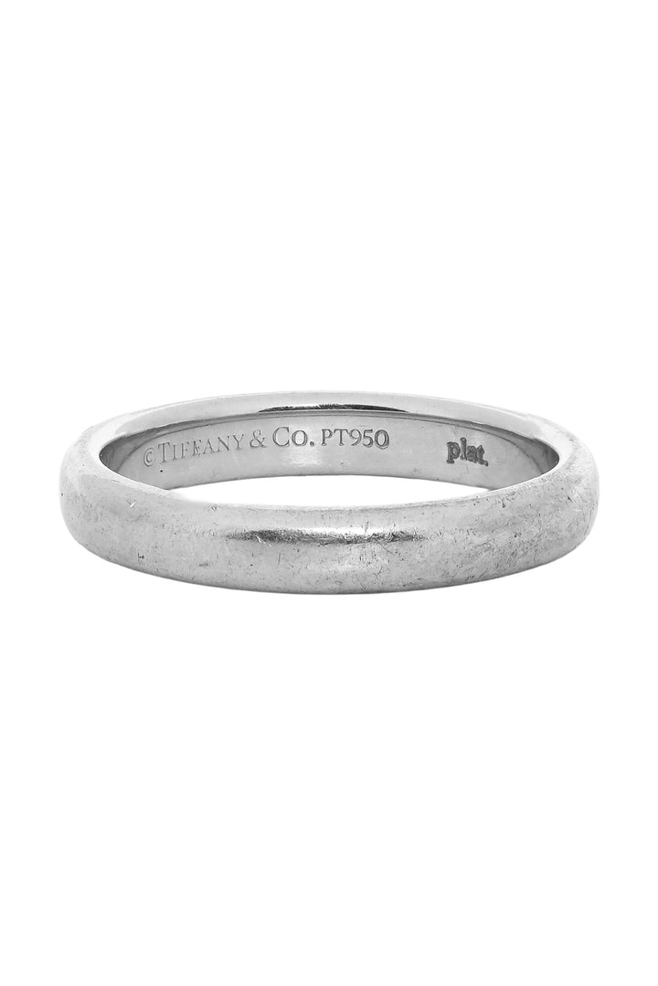 Tiffany & Co Size 4.75 Platinum Wedding Band Ring
