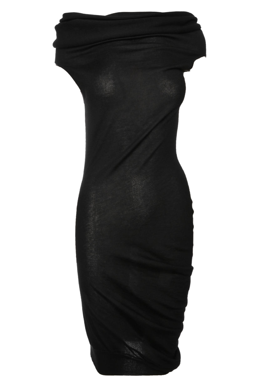 Alexander Mcqueen Size S Cashmere Cowl Neck Dress