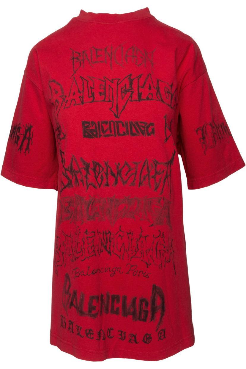 Balenciaga Size XXS Men's DIY Metal Logo T-shirt