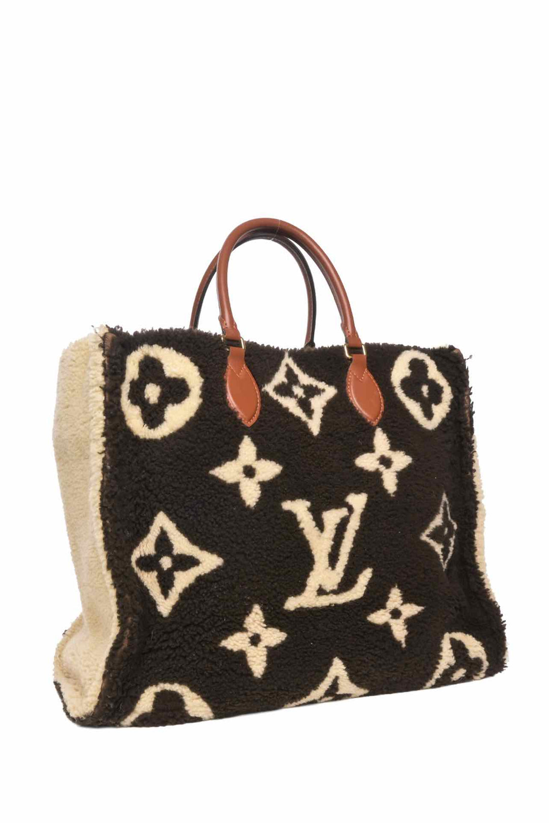 Louis Vuitton Limited Edition Monogram Fleece Teddy Onthego GM Tote