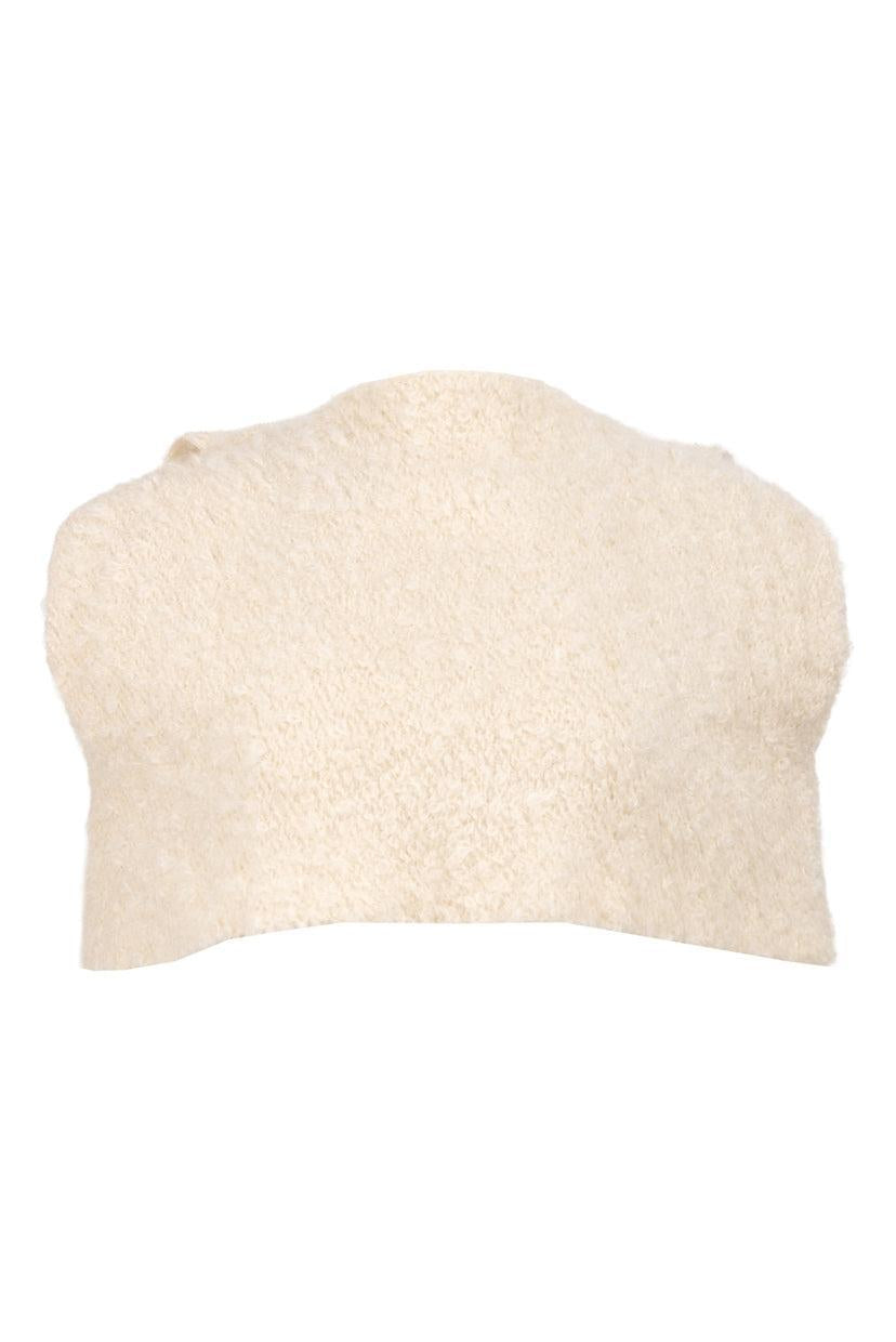 Jil Sander Size 34 Bow Mohair-Blend Cape