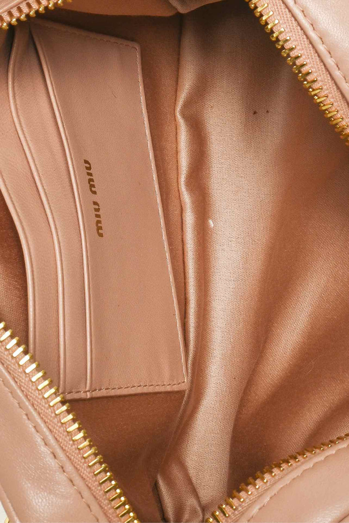 Miu Miu Matelasse Quilted Camera Crossbody