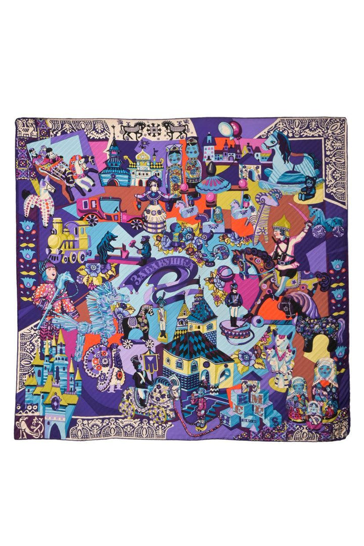 Hermes Zabavushka Silk Scarf
