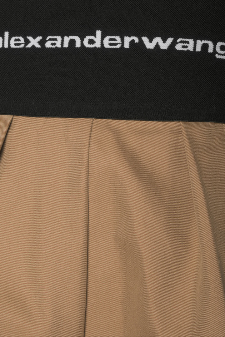 Alexander Wang Size 0 Logo Elastic Safari Shorts