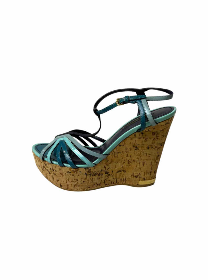 Louis Vuitton Size 36.5 Summertime Cork Wedge Sandals