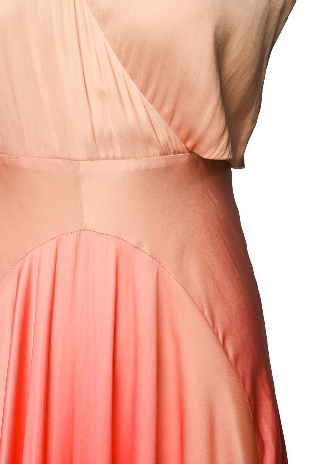 maje Size 1 Resia Cutout Degrade Pleated Maxi Dress