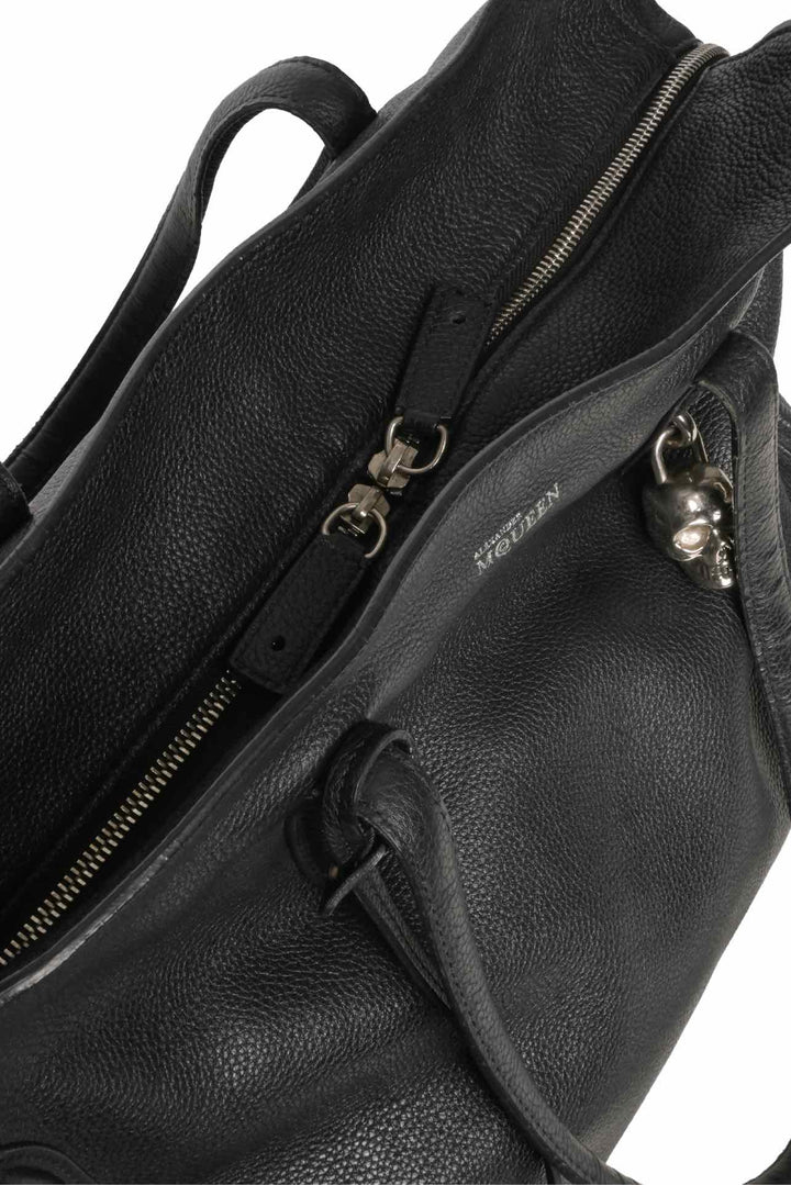 Alexander Mcqueen Large Skull Padlock Tote