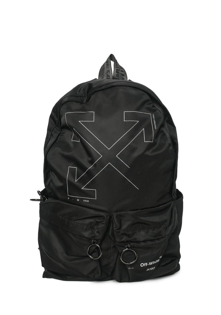Off White Unfinished BackPack