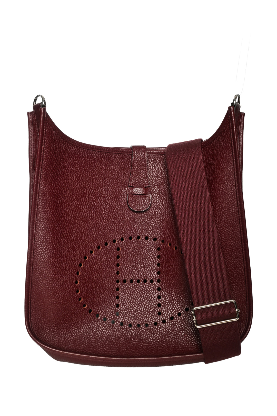 Hermes 2017 Clemence Leather Evelyne GM Crossbody