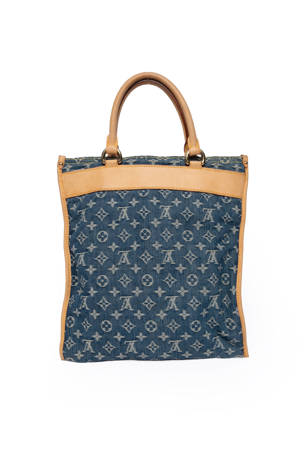 Louis Vuitton Denim Monogram Sac Plat