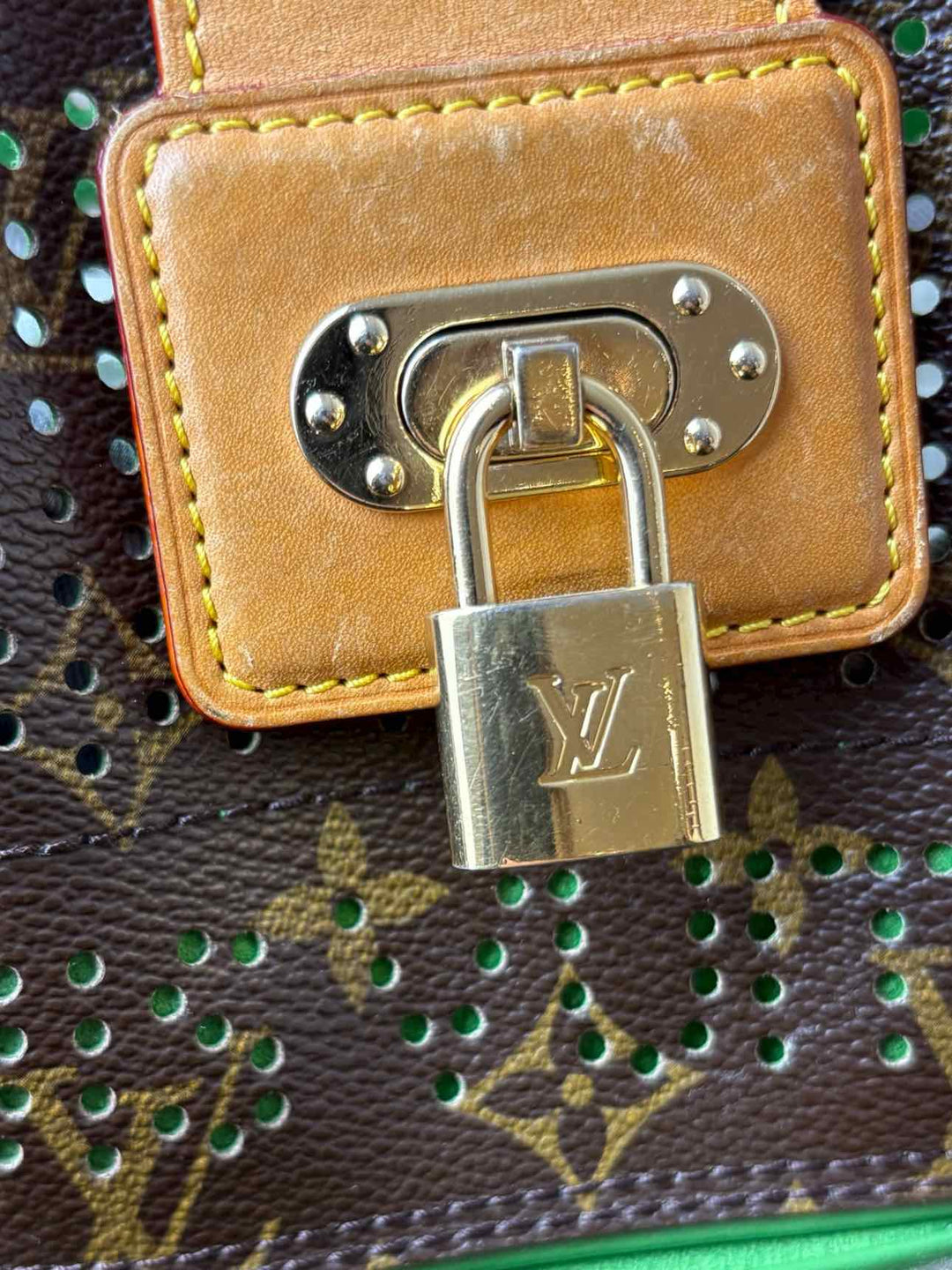 Louis Vuitton Perforated Musette  Purse