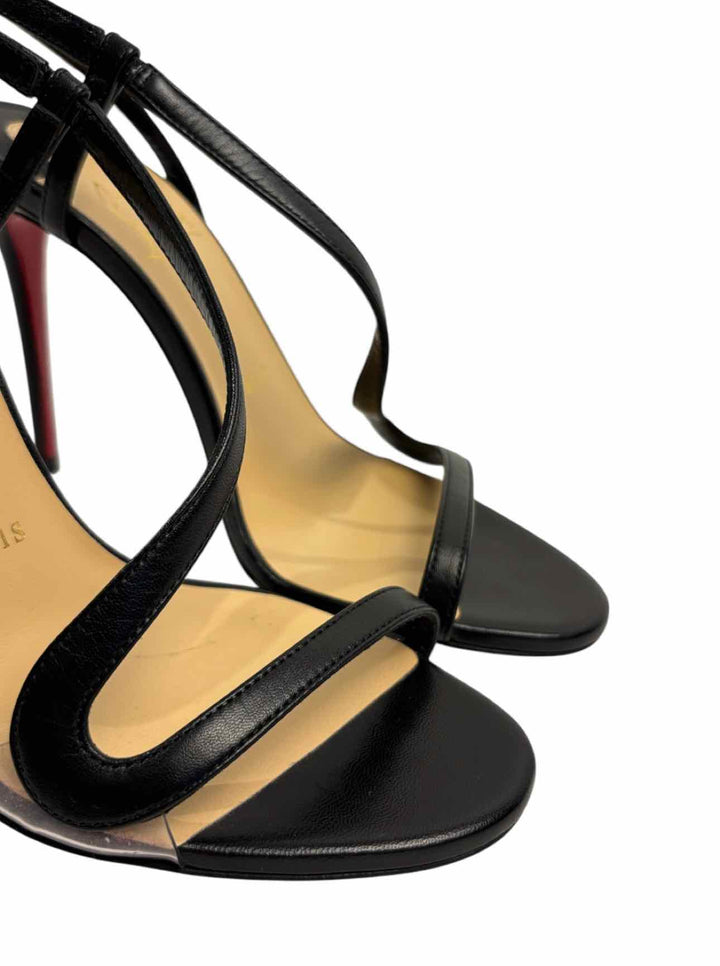 Christian Louboutin Size 35 Rosalie Leather Slingback Sandals