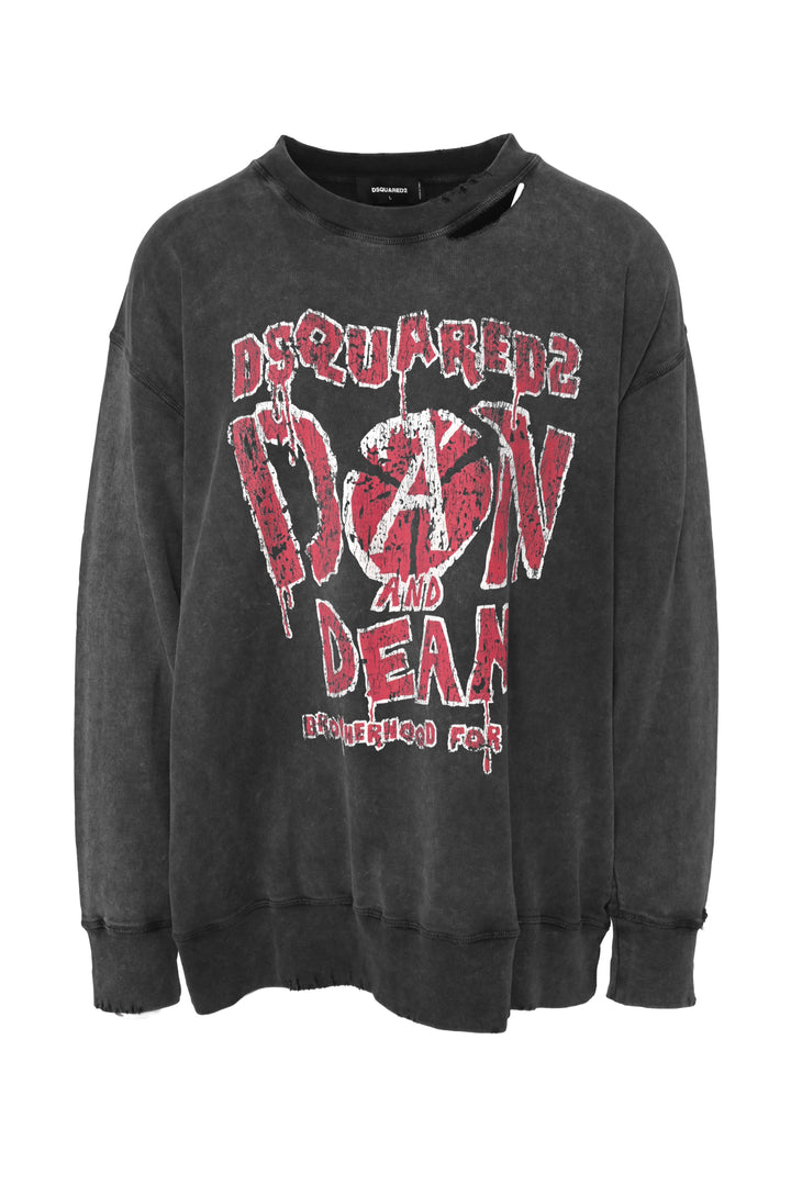Dsquared Size L Men's D&D Slouch Sweatshirt