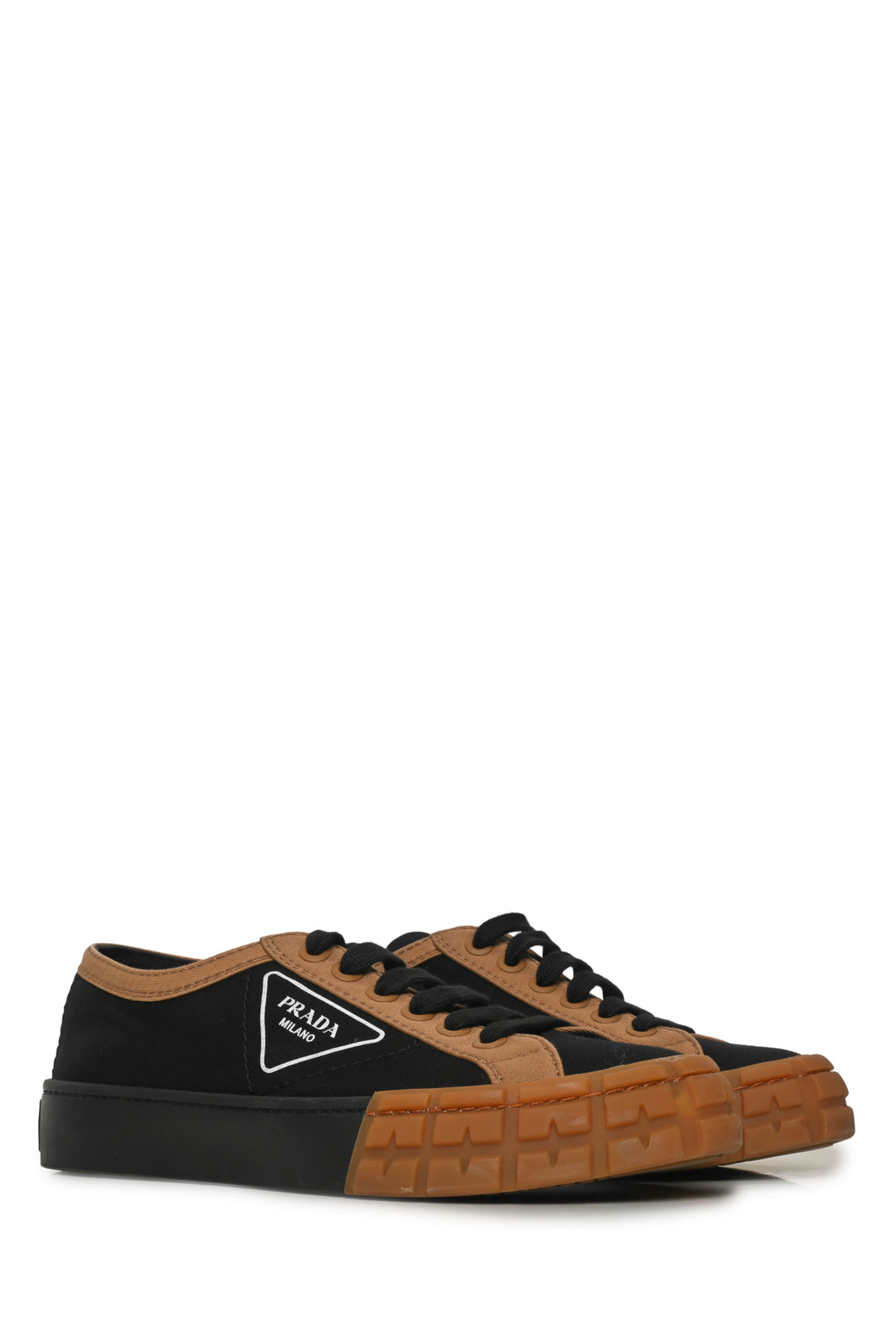 Prada Size 40 Gabardine Low Top Sneaker
