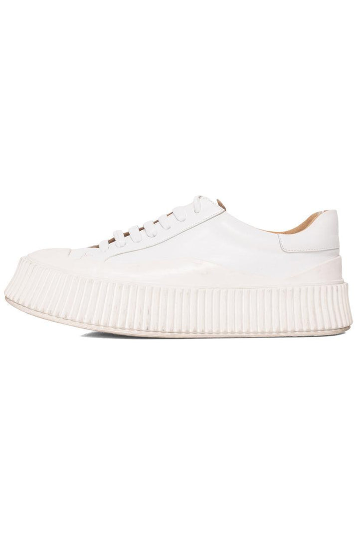 Jil Sander Size 37 Low Top Platform Sneaker