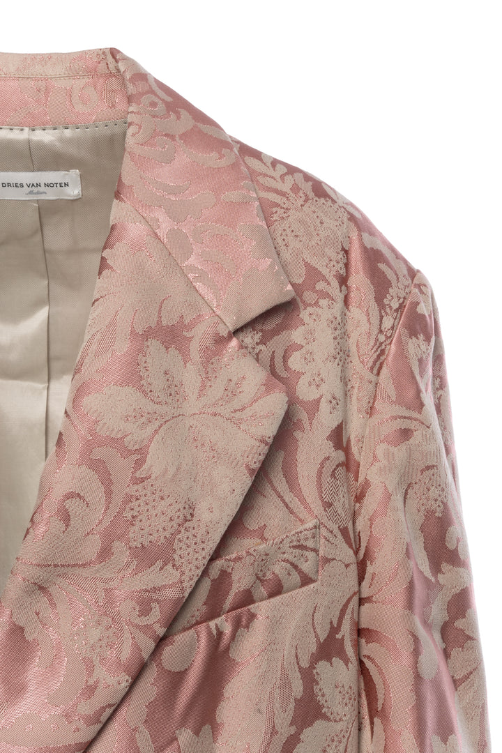 Dries Van Noten Size M Floral Jacquard Coat