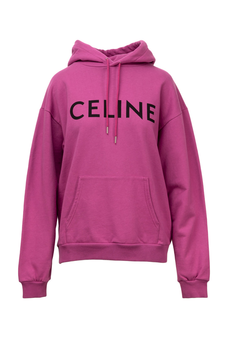 Celine Size M Logo Loose Hoodie