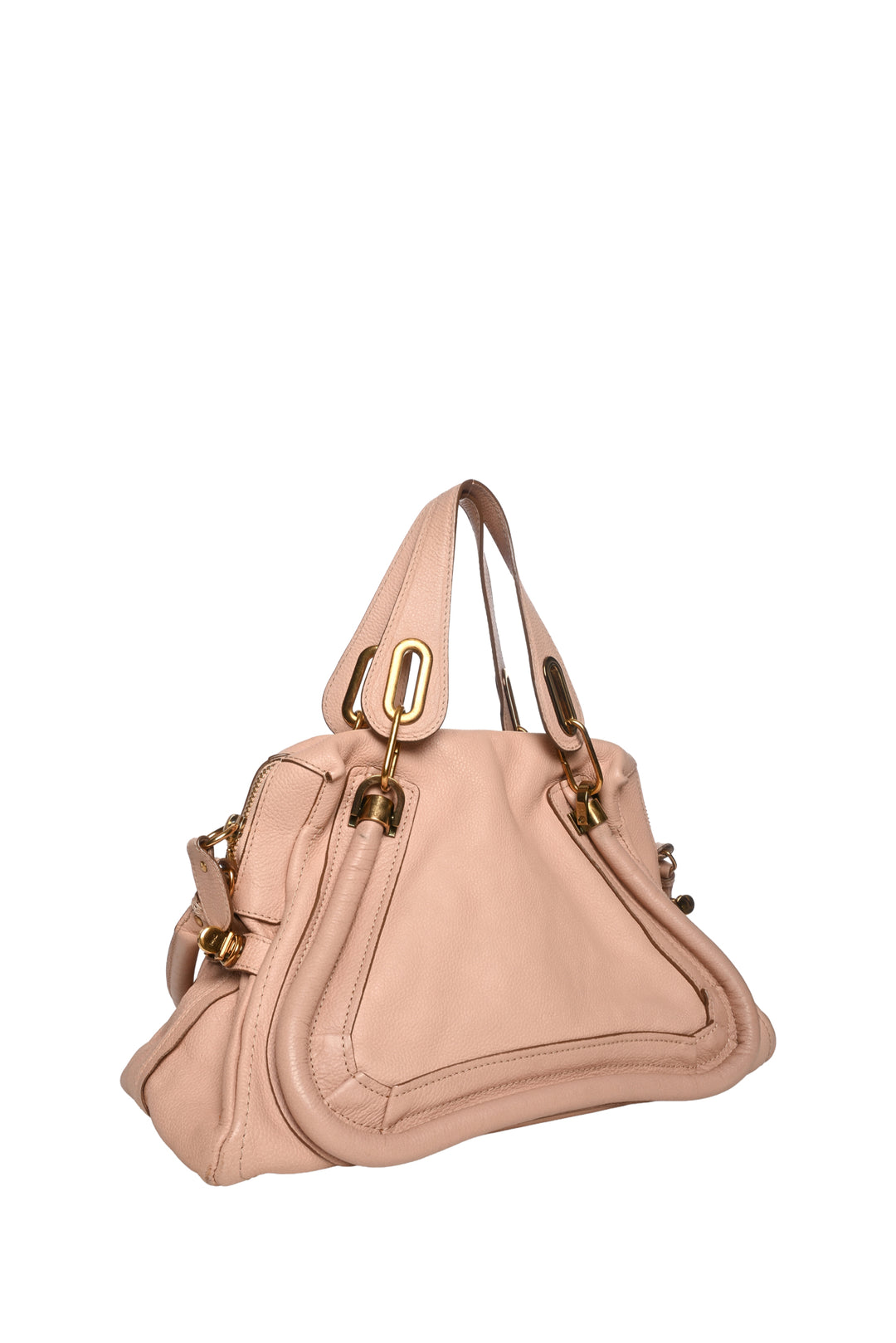Chloe Leather Medium Paraty Shoulder Bag