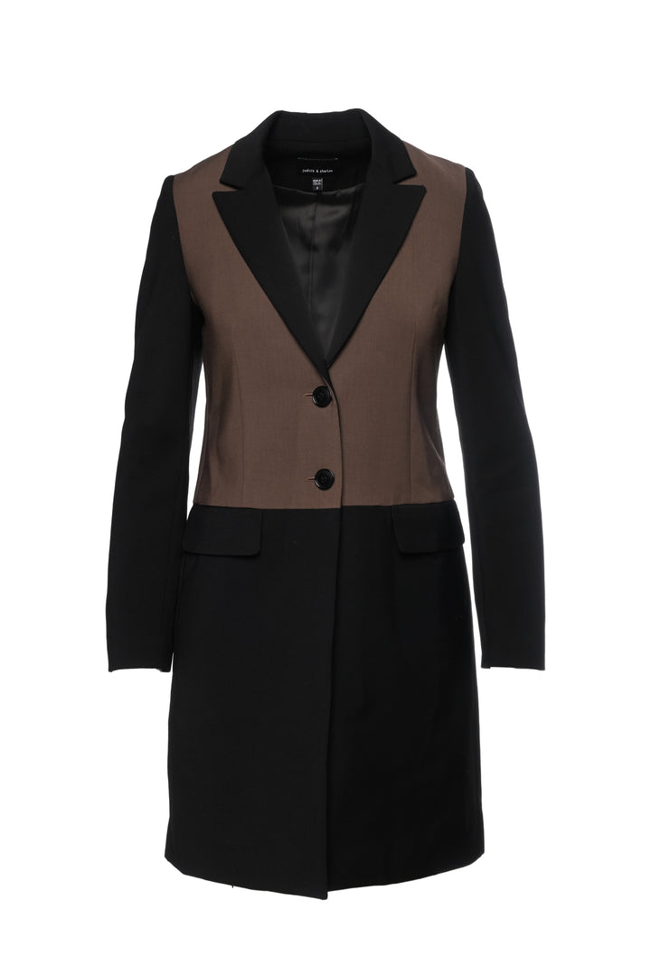 Judith & Charles Size 2 Long Wool Coat