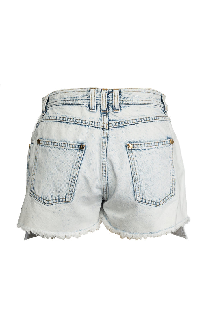 Balmain Size 38 Denim Shorts