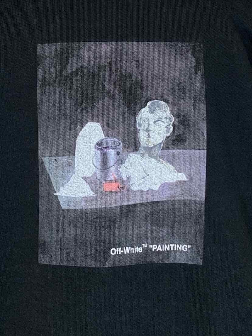 Off White Size XS Painting Statue Crewneck Sweatshirt