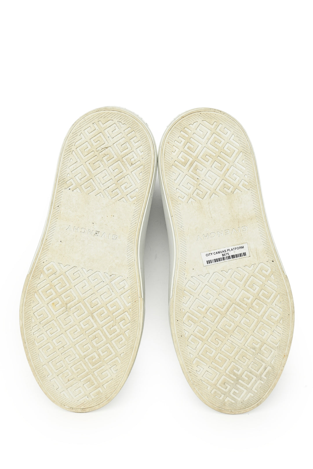 Givenchy Size 36 City Canvas Platform Sneaker