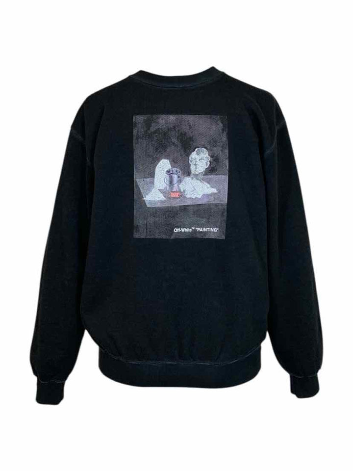 Off White Size XS Painting Statue Crewneck Sweatshirt