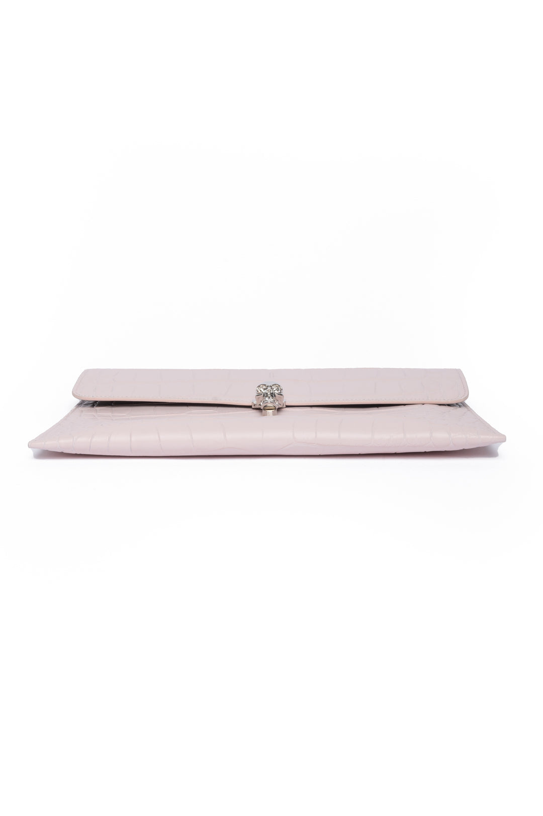 Alexander Mcqueen Skull Closure Envelope Clutch