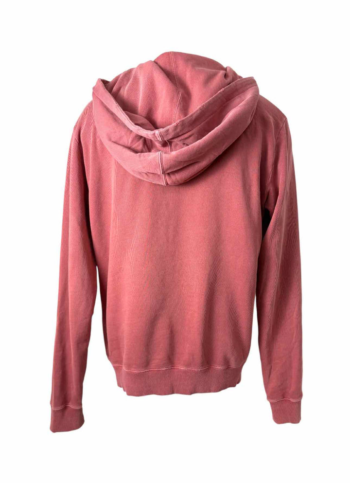 Saint Laurent Size M Men's Paris Pink Distressed Hoodie