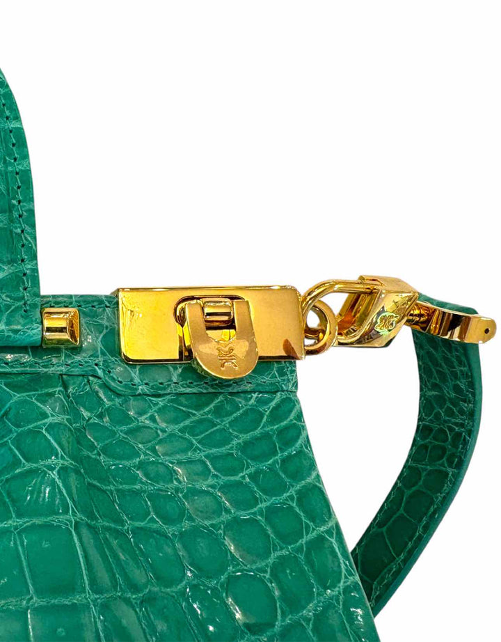 Kwanpen The Raffles Classic Crocodile Purse
