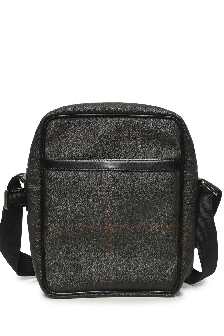 Burberry Coated Canvas Check Crossbody