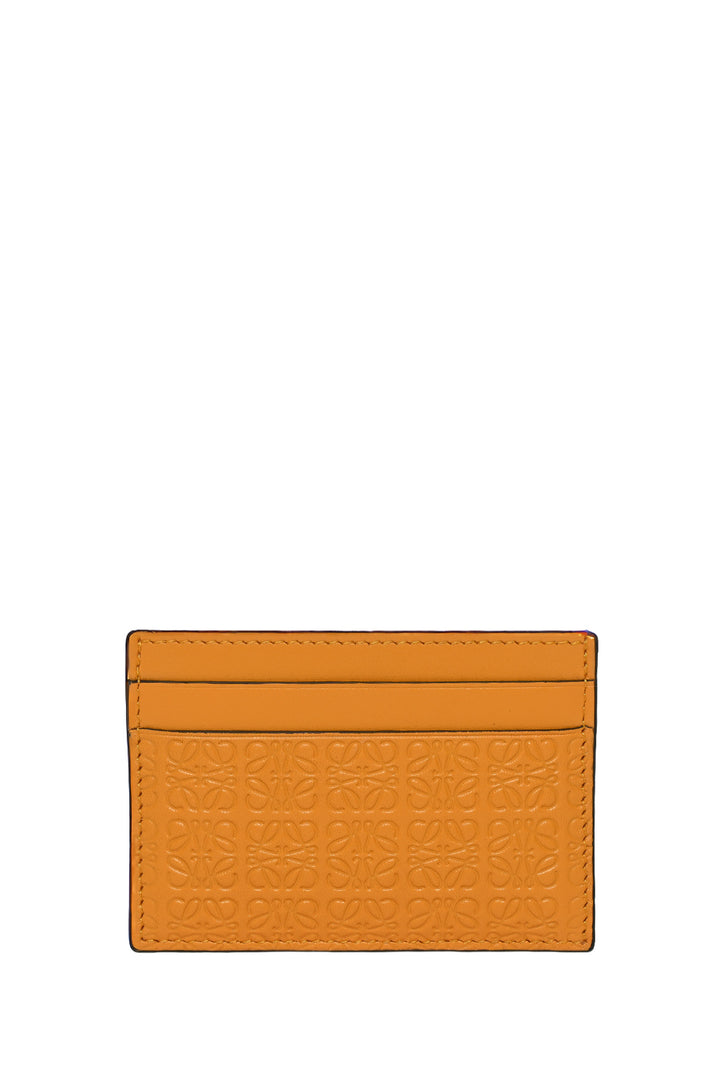Loewe Repeat Anagram Embossed Leather Card Holder Wallet