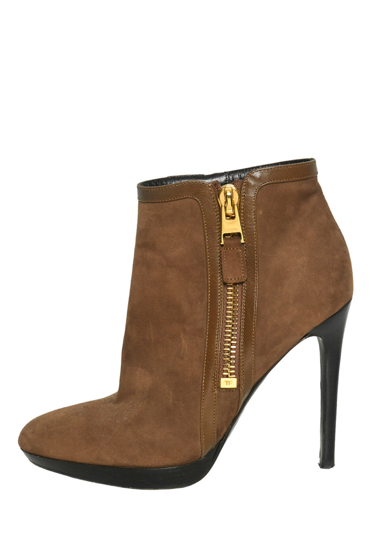 Tom Ford Size 39 Suede Ankle Boots