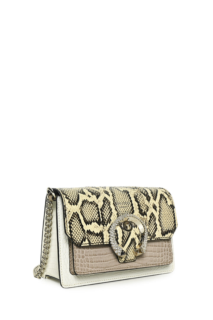 Jimmy Choo Python & Croc Embossed Madeline Crossbody