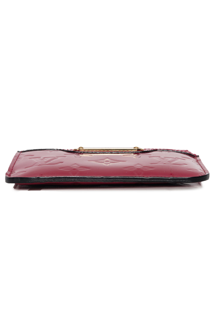 Louis Vuitton Monogram Vernis Patent Leather Pouch Wallet