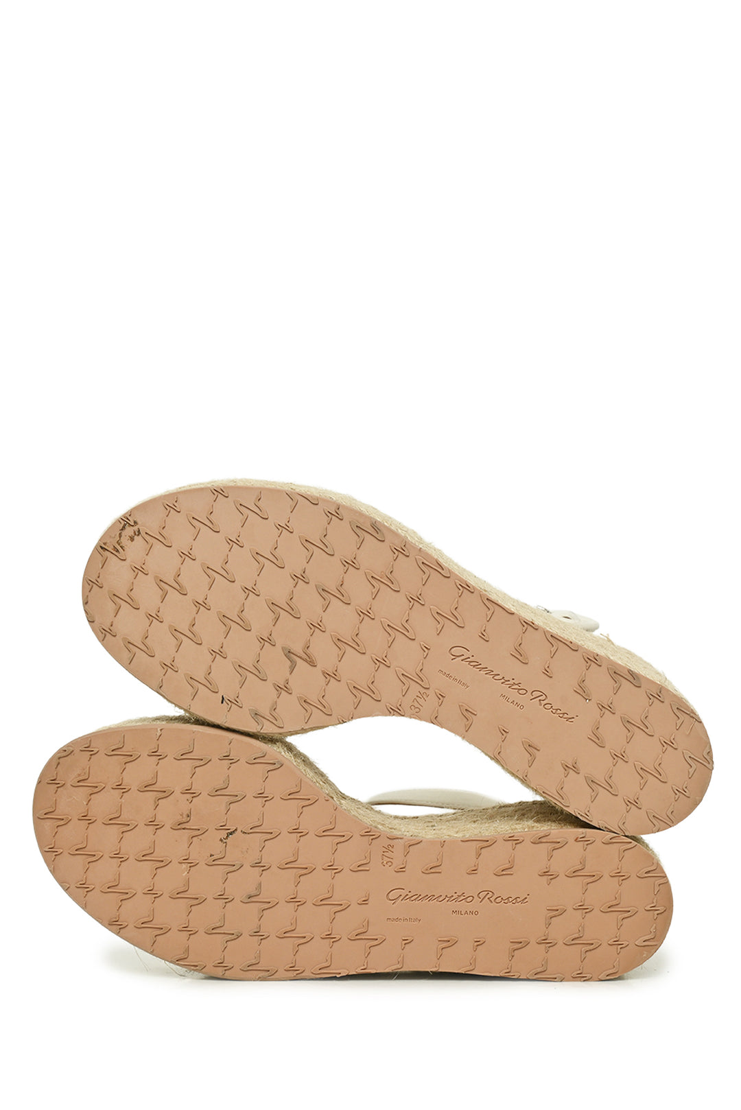 Gianvito Rossi Size 37.5 Espadrille Wedge Sandals