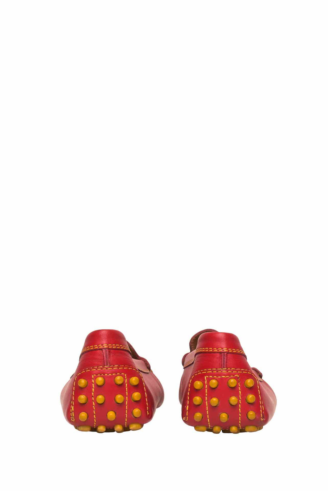 Tod's x Ferrari Size 38.5 Leather Gommino Driving Loafers