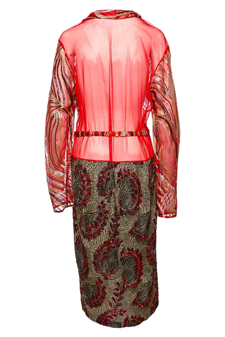 Dries Van Noten Size M Embroiderd Kimono