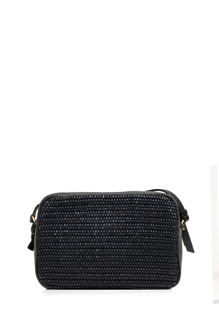 Saint Laurent 2019 Medium Raffia Lou Camera Bag