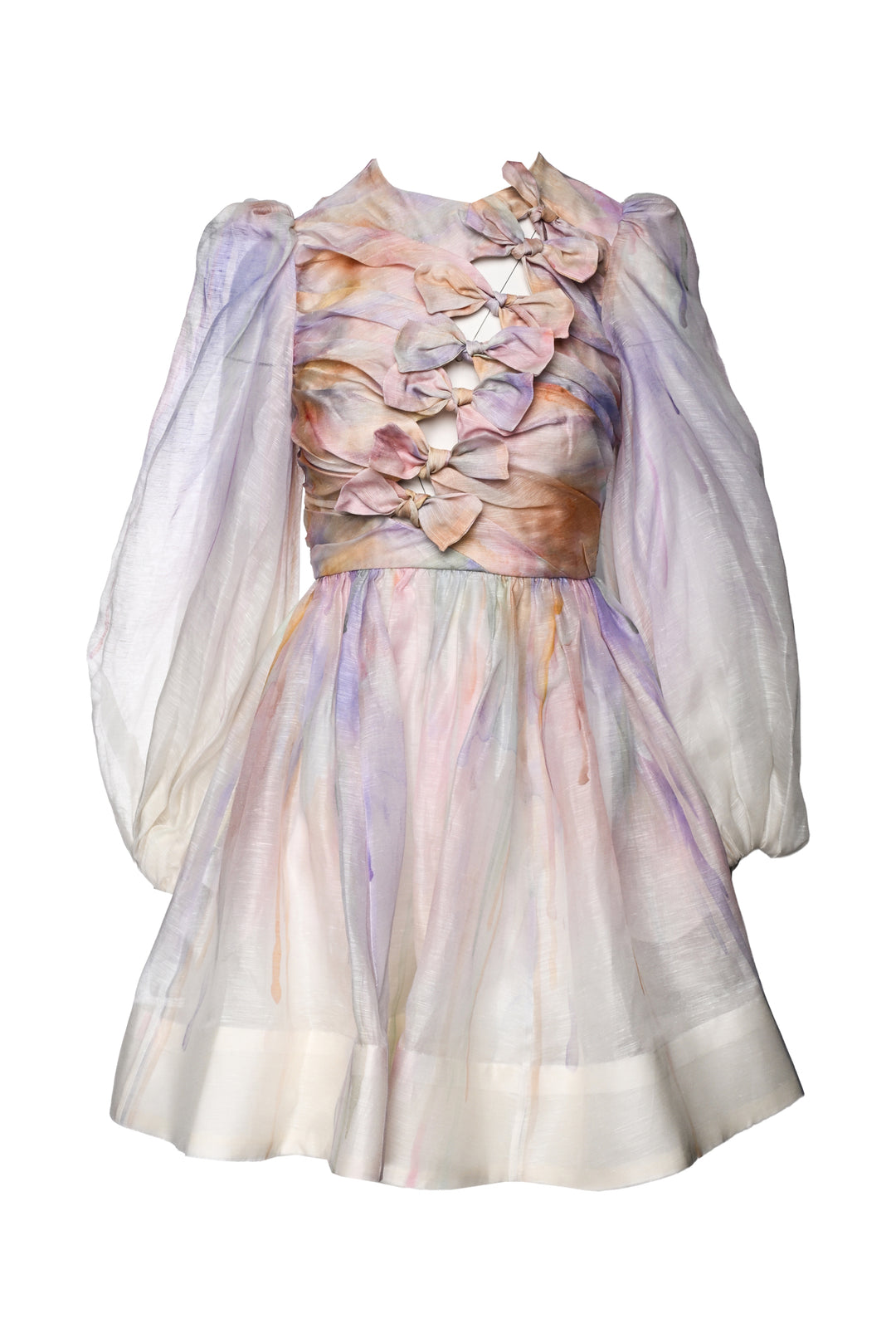 Zimmermann Size 0 Rhythmic Knot Mini Dress