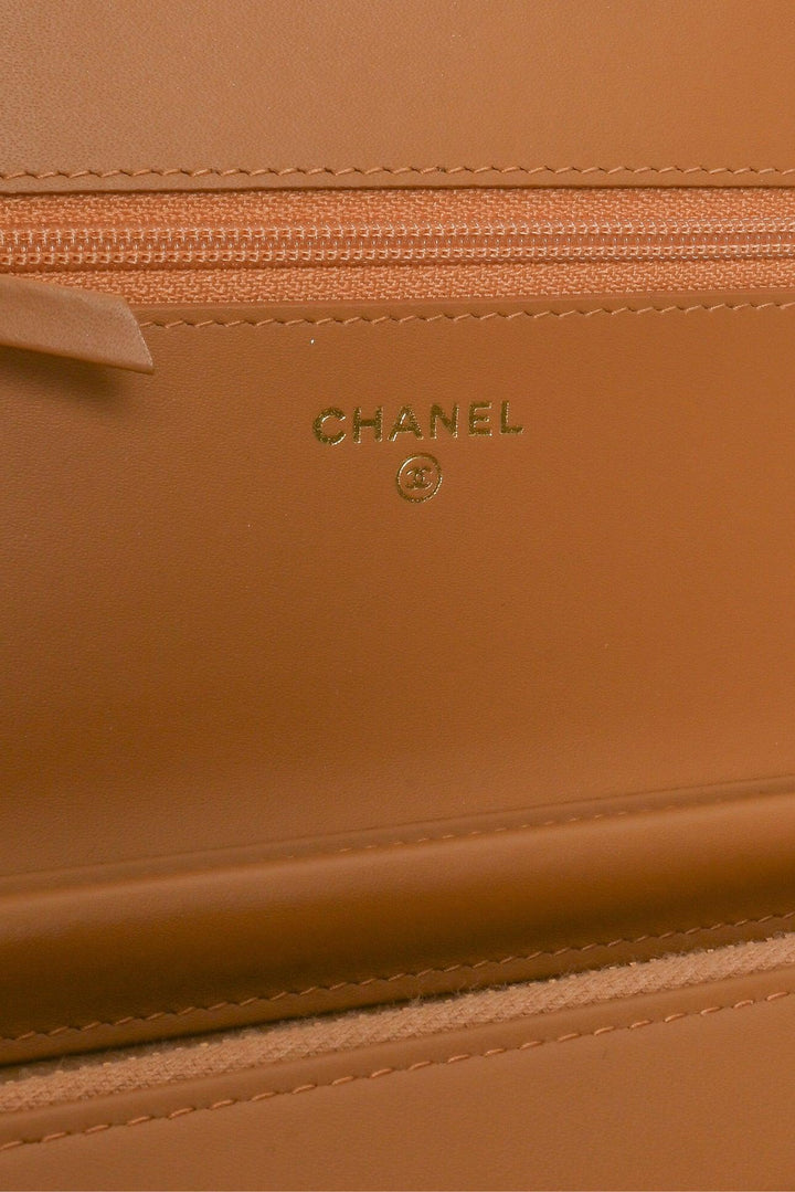 Chanel 2016-17 Enamel Coco Lock Wallet on Chain