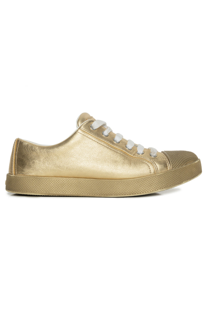 Prada Size 36 Gold Tone Sneaker