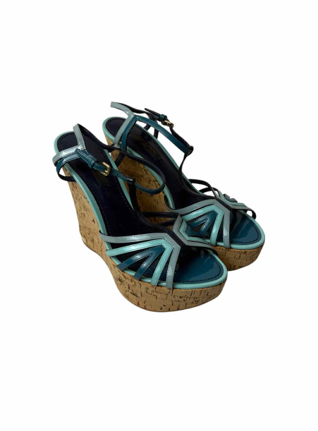 Louis Vuitton Size 36.5 Summertime Cork Wedge Sandals