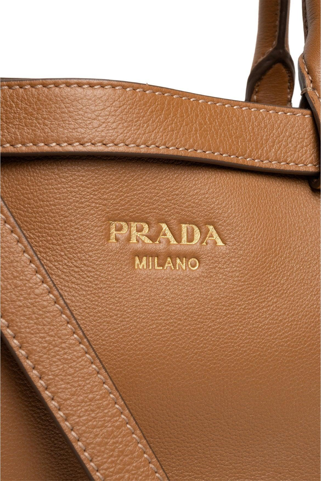 Prada 2024 Buckle Small Leather Bag